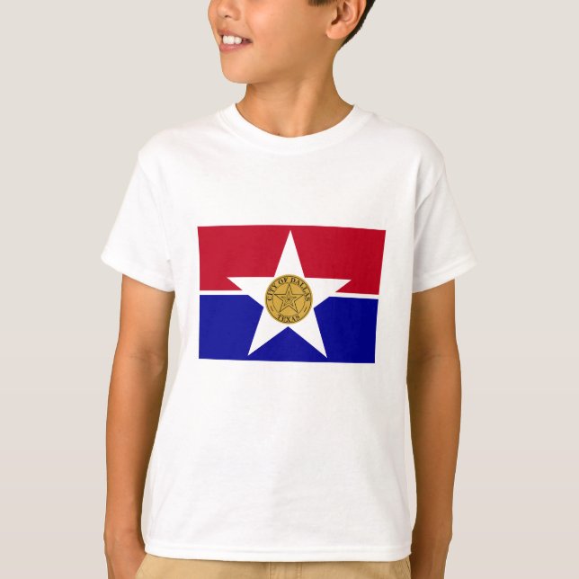 T-shirt Drapeau de Dallas (Devant)