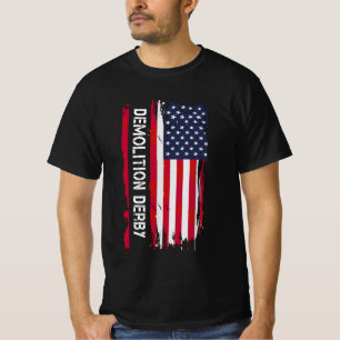 T-shirt Drapeau de démolition Derby Patriotic USA
