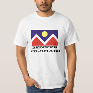 T-shirt Drapeau de Denver, le Colorado