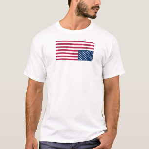 T-shirt drapeau de détresse à l'envers