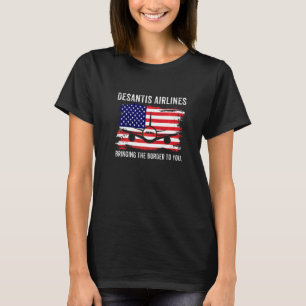 T-shirt Drapeau de détresse de Desantis Airlines apportant