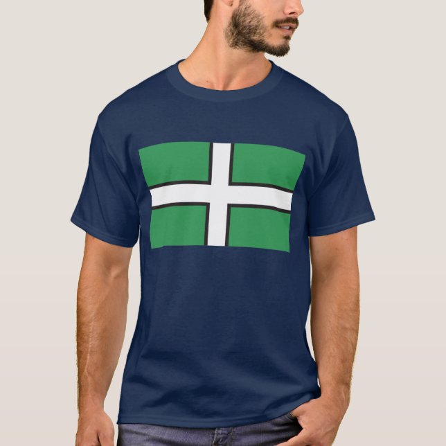 T-shirt Drapeau de Devon (Devant)