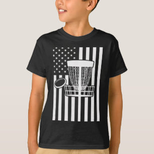 T-shirt Drapeau de Disc Golf Usa - Disc Golf Sket américai
