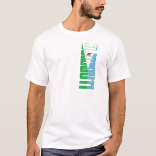 T-shirt Drapeau de Djibouti