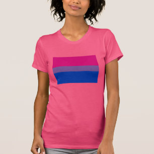 T-SHIRT DRAPEAU DE FIERTE BISEXUEL OFFICIEL