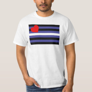 T-shirt Drapeau de fierté cuir