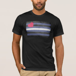 T-shirt Drapeau de fierté cuir
