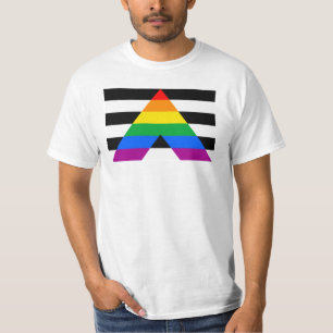 T-shirt Drapeau de fierté d'allié