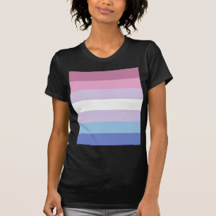 T-shirt drapeau de fierté de bigender