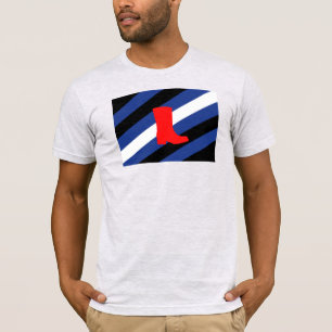 T-shirt Drapeau de fierté de bottes