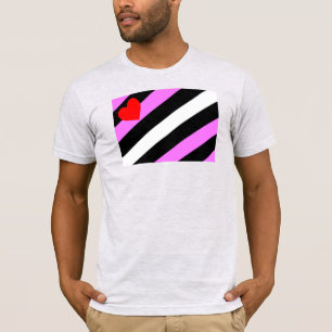 T-shirt Drapeau de fierté de la fille de cuir