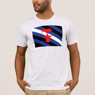 T-shirt Drapeau de fierté de masque