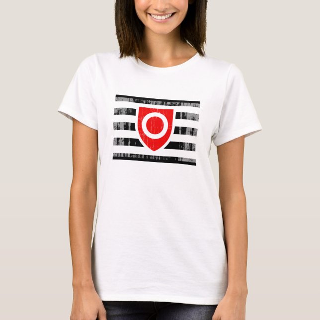 T-SHIRT DRAPEAU DE FIERTE DE PROPRIÉTÉ (Devant)