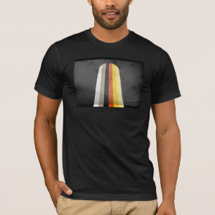 T-SHIRT DRAPEAU DE FIERTE DES CHEVEUX LONGS