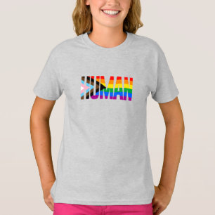 T-shirt Drapeau de fierté d'inclusivité humaine