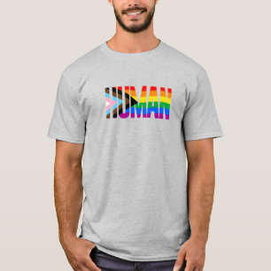 T-shirt Drapeau de fierté d'inclusivité humaine