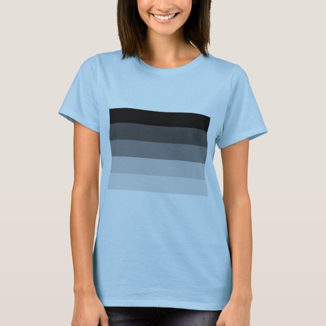 T-SHIRT DRAPEAU DE FIERTE DROITE OFFICIEL (Devant)