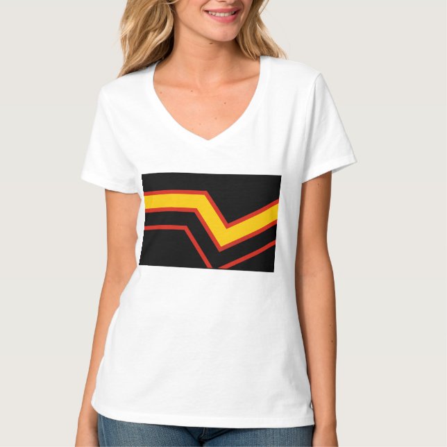 T-shirt Drapeau de fierté en caoutchouc de SlipperyJoe's f (Devant)