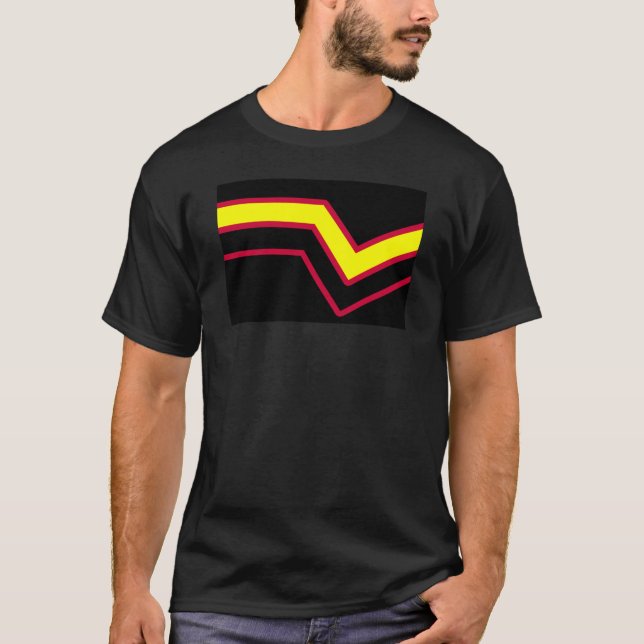 T-shirt Drapeau de fierté en caoutchouc / latex (Devant)