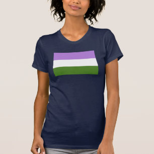 T-shirt Drapeau de fierté genderqueer