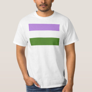 T-shirt Drapeau de fierté genderqueer