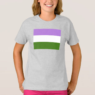 T-shirt Drapeau de fierté genderqueer