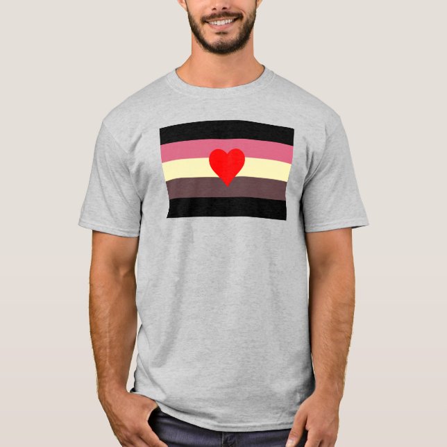 T-shirt Drapeau de fierté grasse (Devant)