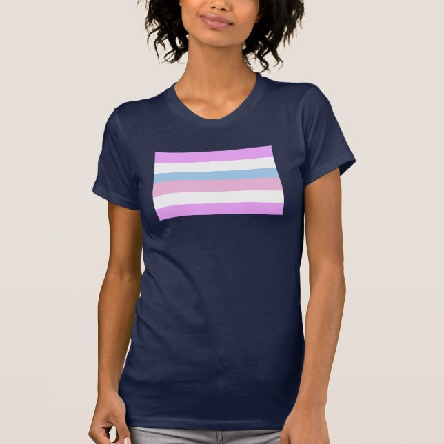 T-shirt Drapeau de fierté intersexe (Devant)