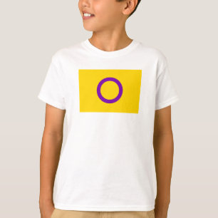 T-shirt Drapeau de fierté intersexe