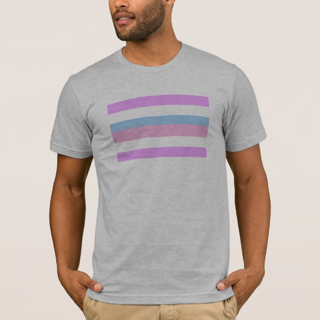 T-shirt Drapeau de fierté intersexe (Devant)