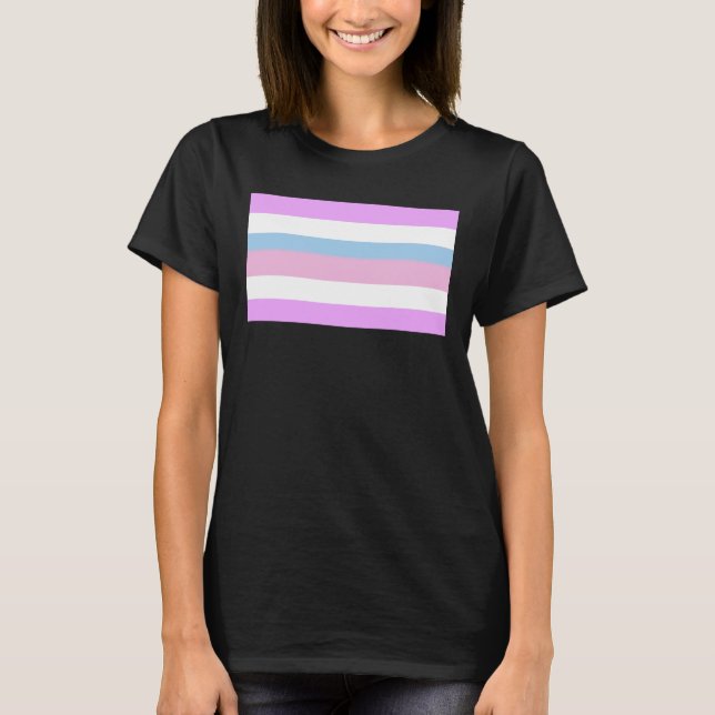 T-shirt Drapeau de fierté intersexe (Devant)