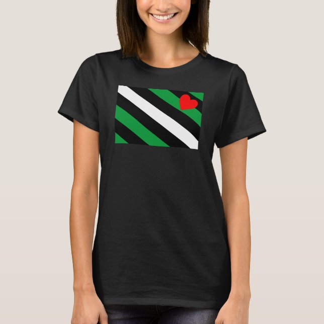 T-shirt Drapeau de fierté Leather Boi (Devant)