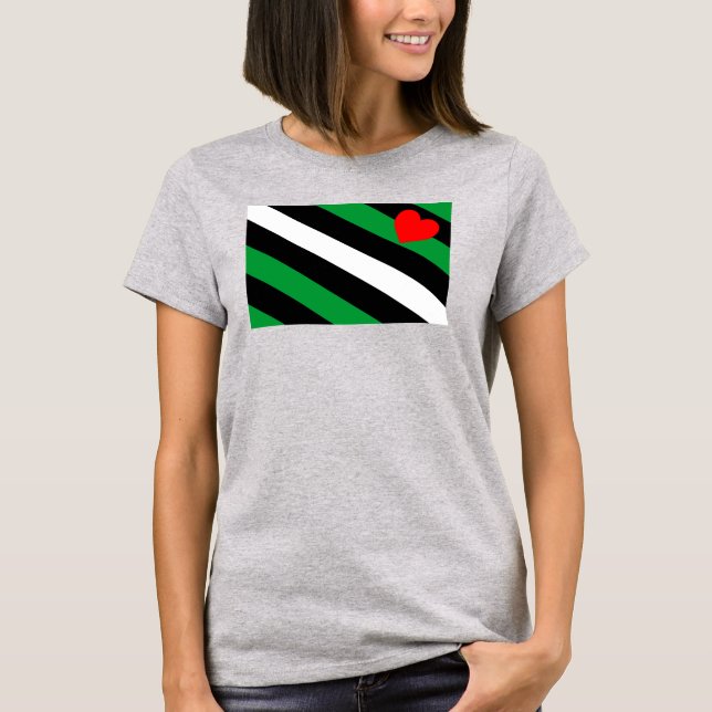 T-shirt Drapeau de fierté Leather Boi (Devant)