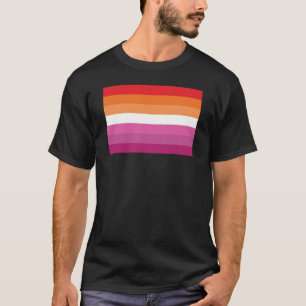 T-shirt Drapeau de fierté lesbienne