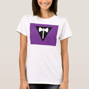 T-shirt Drapeau de fierté lesbienne SlipperyJoe puissant s