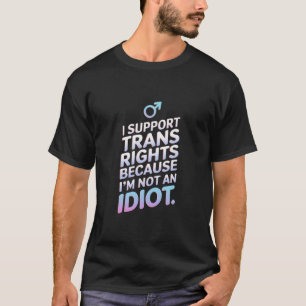 T-shirt Drapeau de fierté trans allié soutien transgenre 