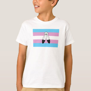 T-shirt Drapeau de fierté trans bispirituel
