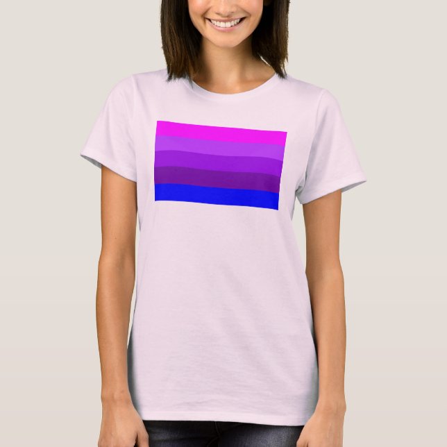 T-shirt Drapeau de fierté transgenre alternatif (Devant)