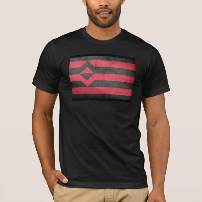 T-SHIRT DRAPEAU DE FIST PRIDE (Devant)