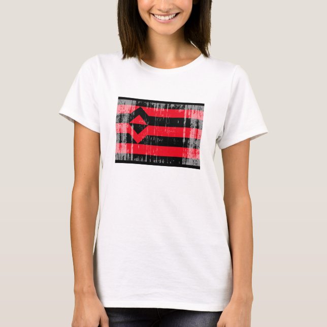 T-SHIRT DRAPEAU DE FIST PRIDE (Devant)