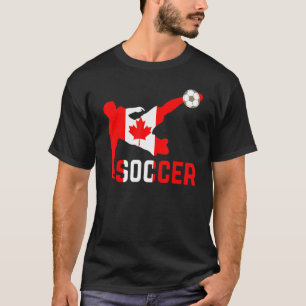 T-shirt Drapeau de football du Canada