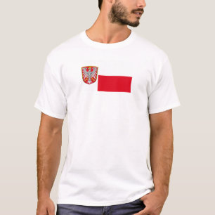 T-shirt Drapeau de Francfort-sur-le-Main