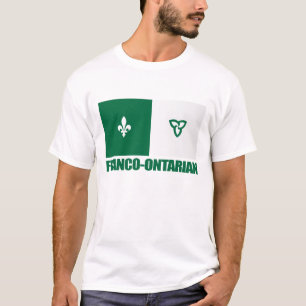 T-shirt Drapeau de Franco-Ontarian