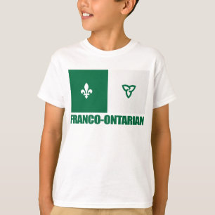 T-shirt Drapeau de Franco-Ontarian