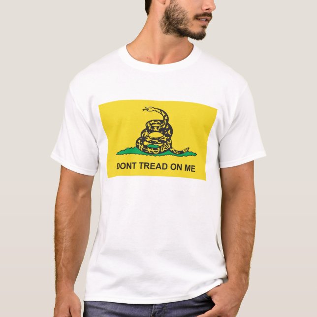 T-shirt Drapeau de Gadsden (Devant)