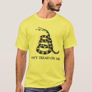 T-shirt drapeau de Gadsden - ne marchez pas sur moi