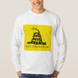 T-shirt Drapeau de gadsden (Ne pas me filer) (Drapeau de s