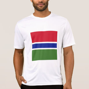 T-shirt Drapeau de Gambie