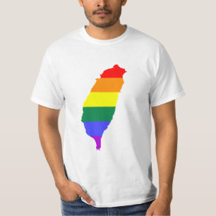 T-shirt Drapeau de gay pride d'arc-en-ciel de LGBT de