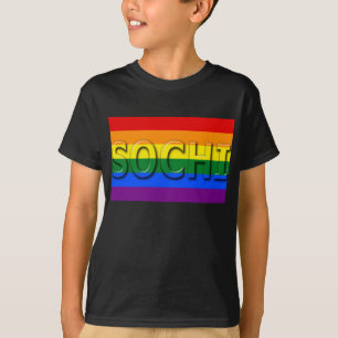 T-shirt Drapeau de gay pride de SOTCHI